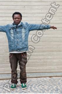 Black man in blue jeans clothe 0014